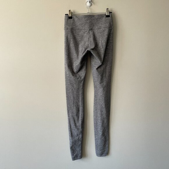 Lululemon Heathered Leggings High Rise Skinny Leg Gray 2 - Picture 3 of 7